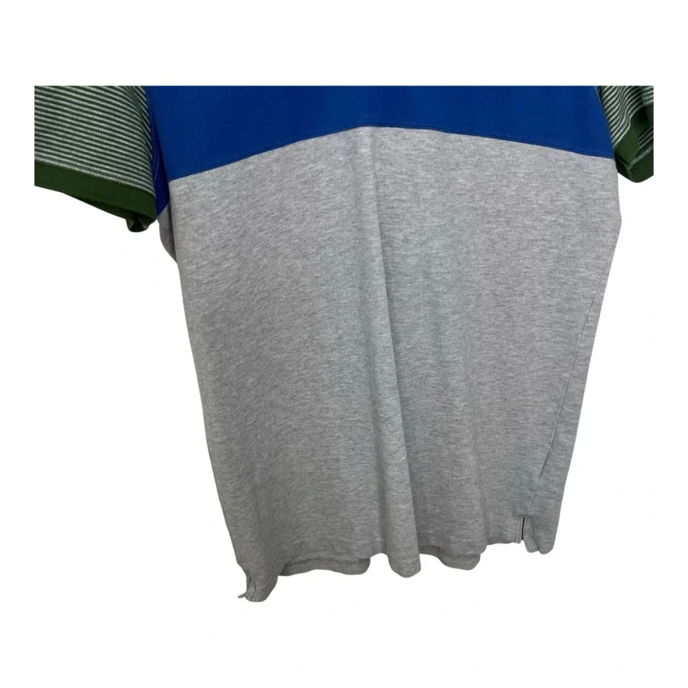 Banana Republic Men’s Polo - Green, Blue, Gray Collared Shirt Casual Classic